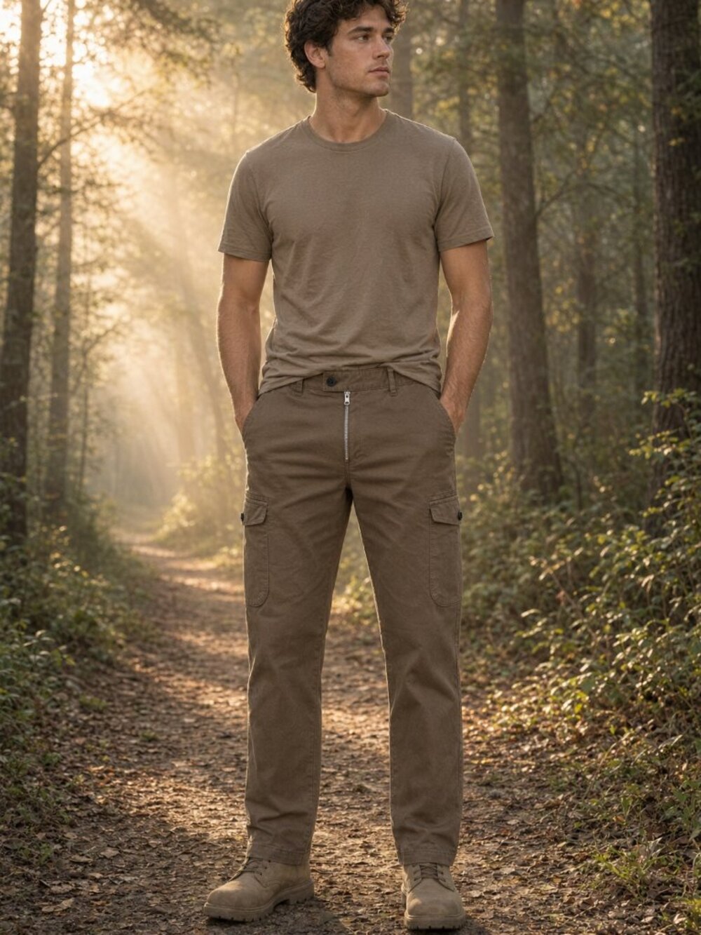 Dylan Gray Men Brown Cargo Soft Trail Soft Soft Soft Soft Soft Soft Softly US 31